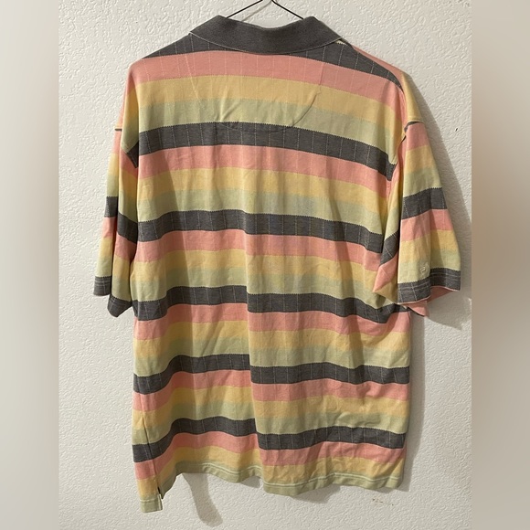 Ping Collection Golf Shirt XXL Excellent Condition Striped Pink - Picture 2 of 4